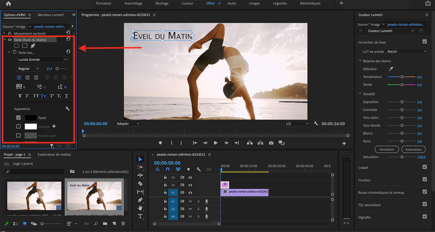 Ajouter Du Texte Sur Premiere Pro