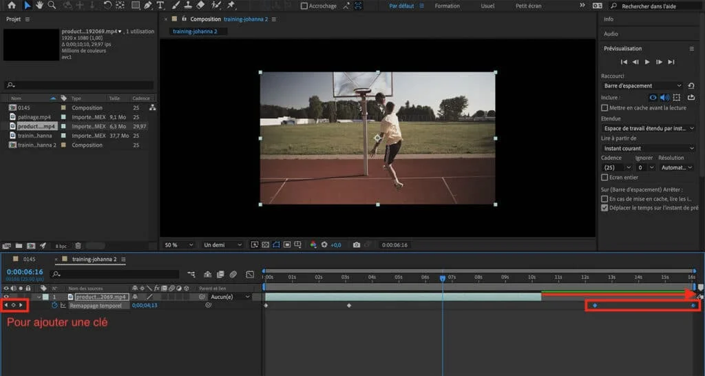 Tuto comment ralentir une vidéo sur After Effects