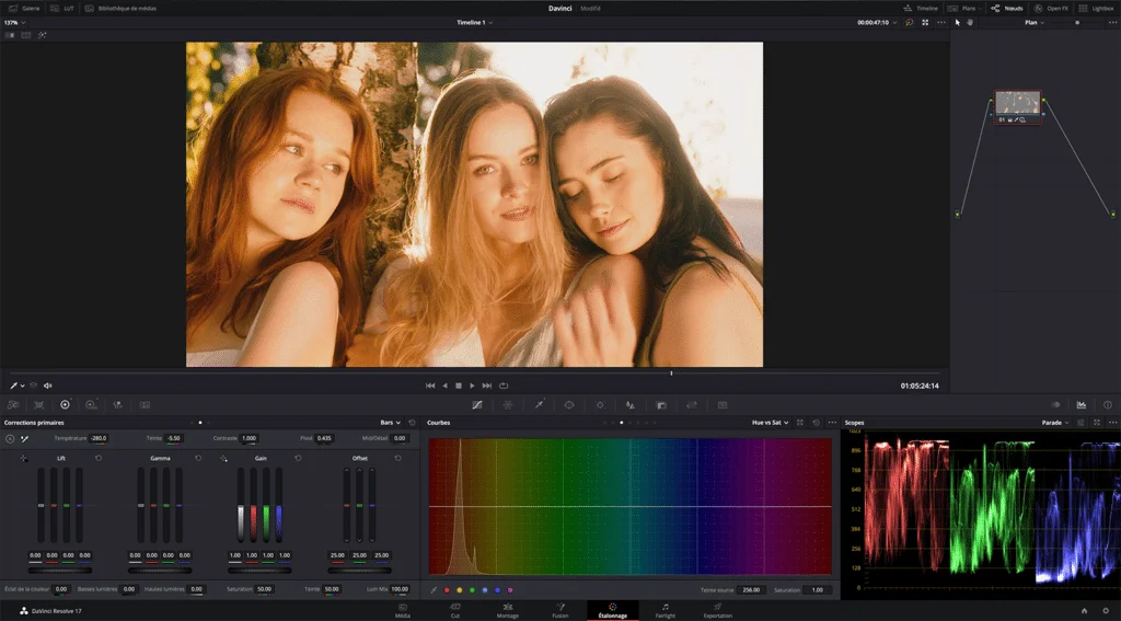 DaVinci meilleur logiciel de montage vidéo professionnel gratuit